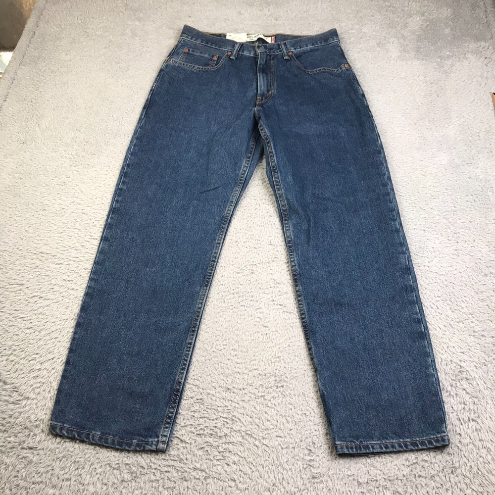 Levis 550 Jeans Mens 32x29 Relaxed‎ Straight 100% Cotton Vintage Denim NEW NWT